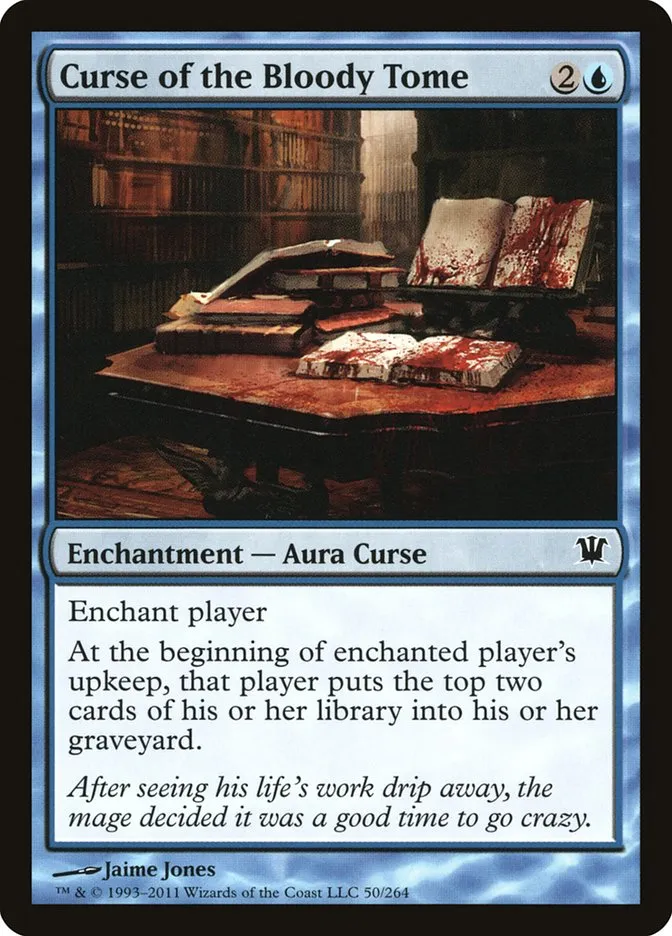 Curse of the Bloody Tome Front Face