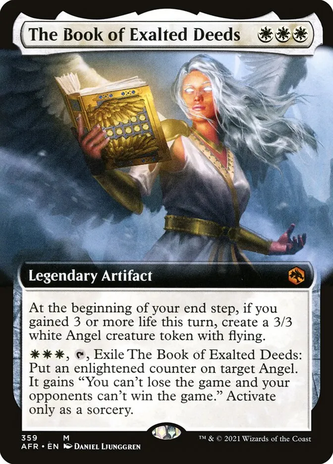 The Book of Exalted Deeds Front Face
