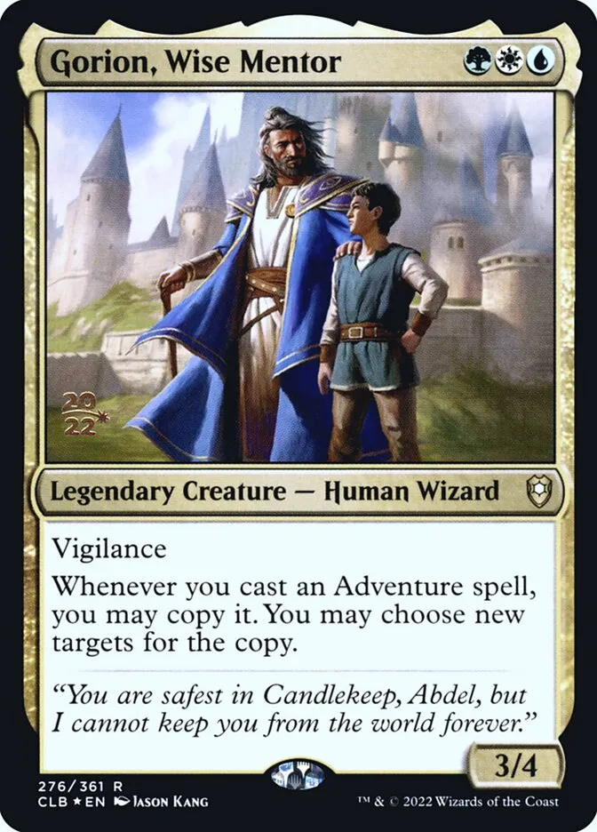 Gorion, Wise Mentor Front Face