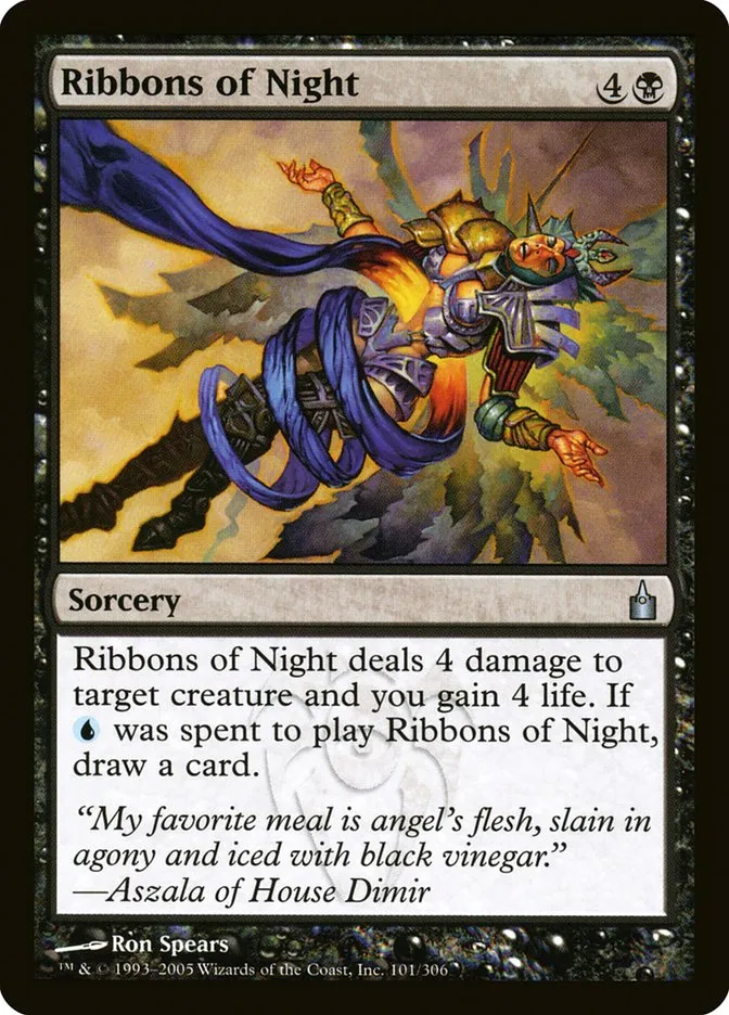 Ribbons of Night Front Face
