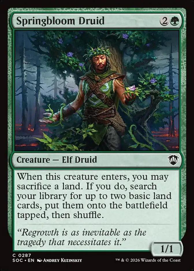 Springbloom Druid Front Face