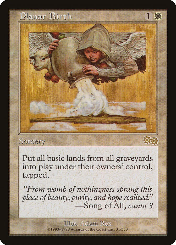 Planar Birth Front Face