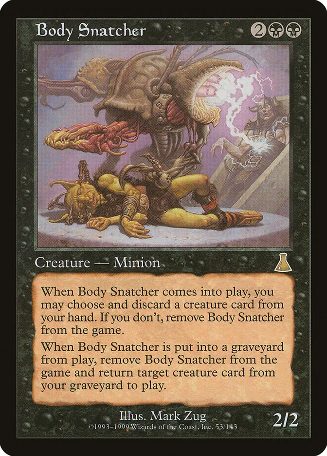 Body Snatcher Front Face