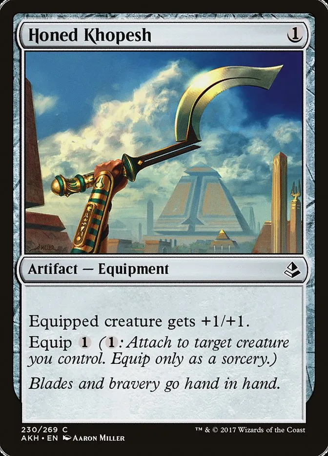 Honed Khopesh Front Face