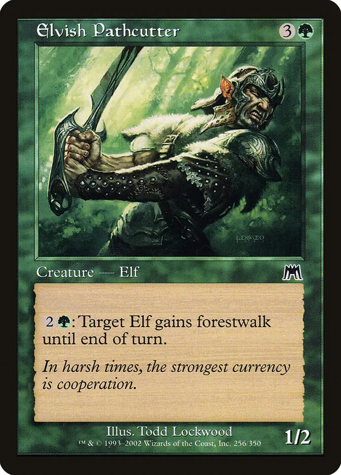 Elvish Pathcutter Front Face