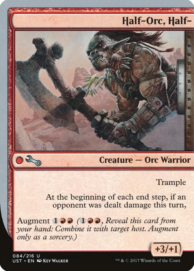 Half-Orc, Half- Front Face