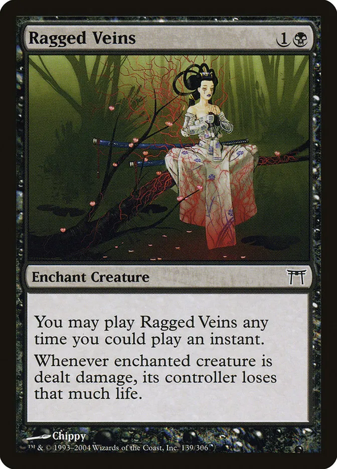 Ragged Veins Front Face
