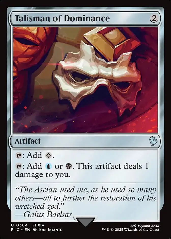 Talisman of Dominance Front Face