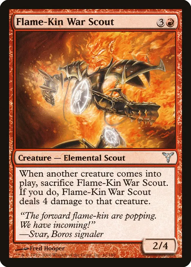 Flame-Kin War Scout Front Face