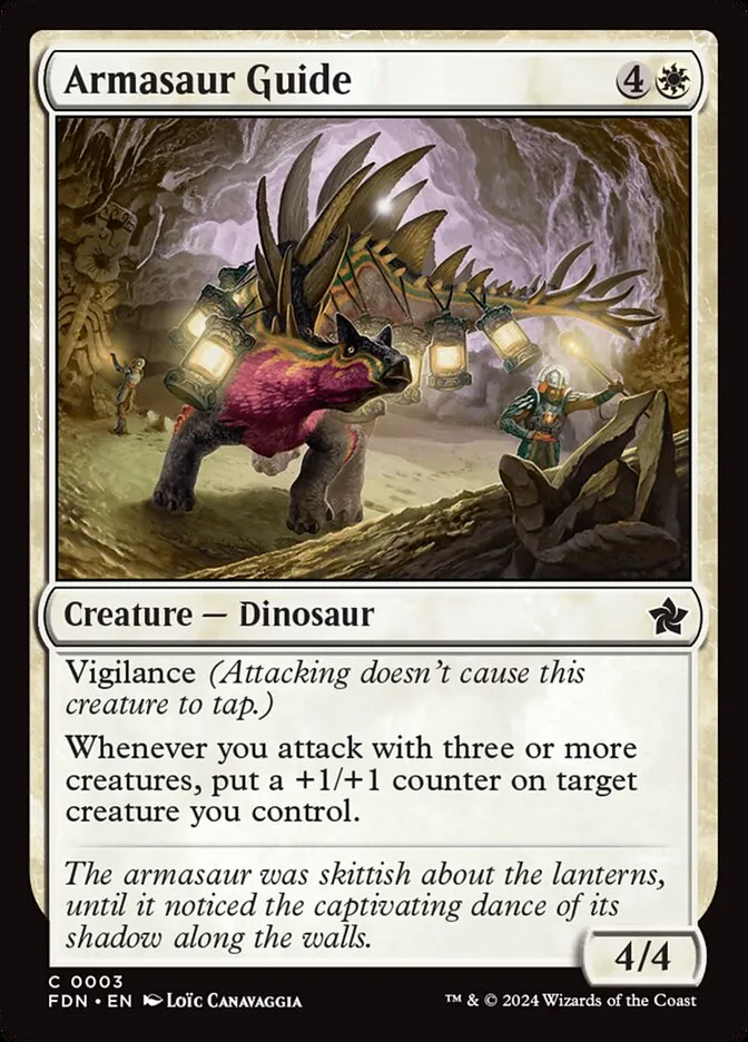 Armasaur Guide Front Face