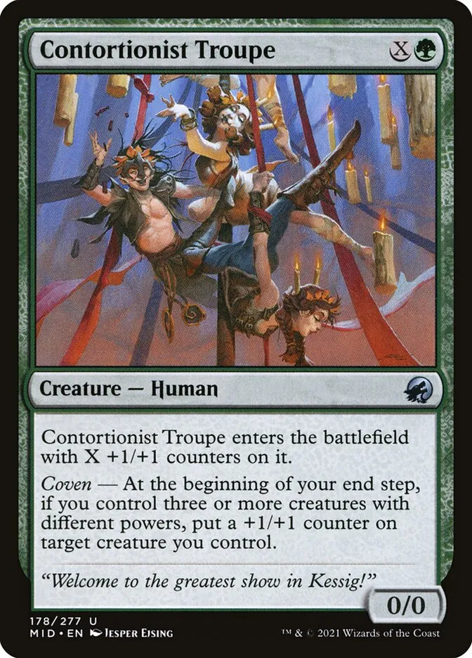 Contortionist Troupe Front Face