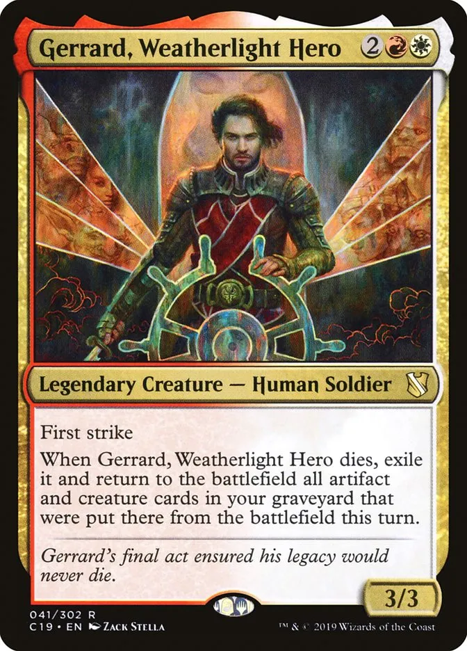 Gerrard, Weatherlight Hero Front Face