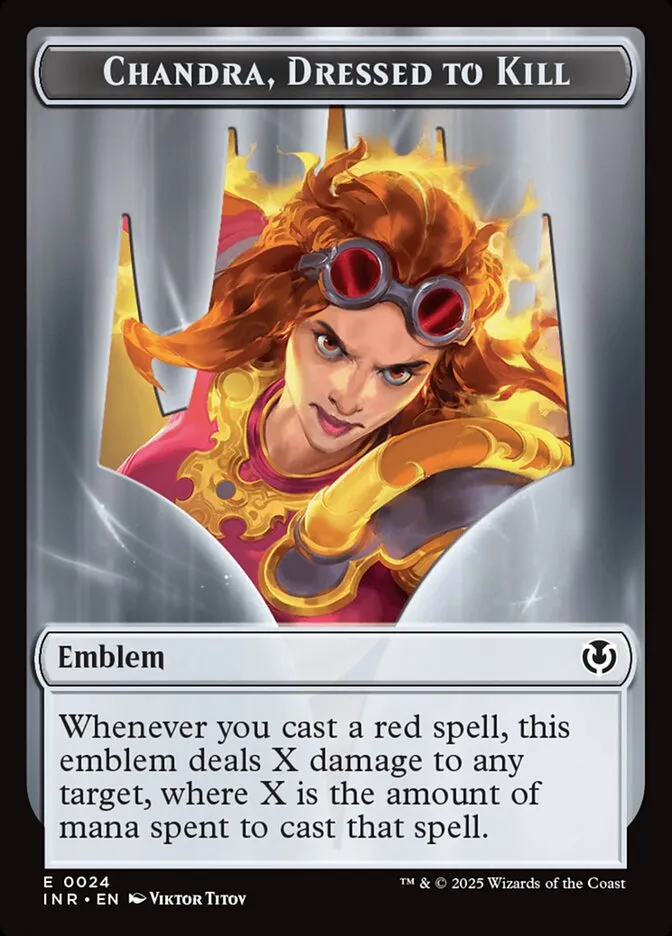 Chandra, Dressed to Kill Emblem Front Face