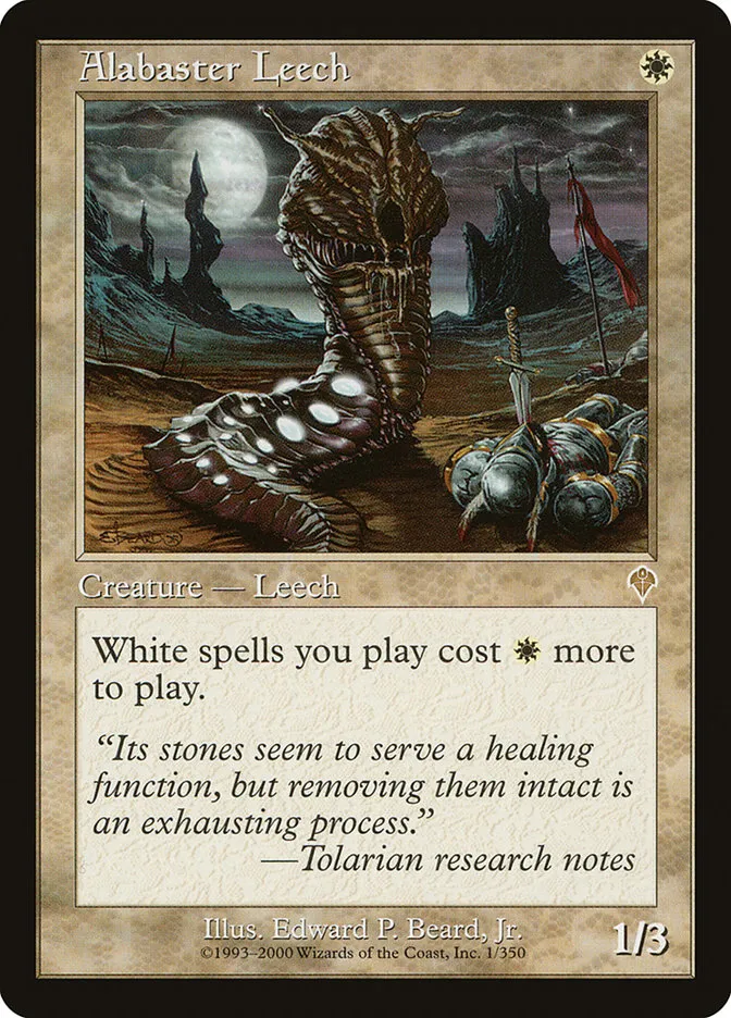 Alabaster Leech Front Face