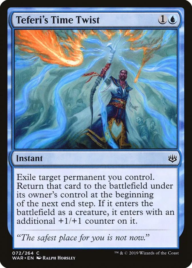 Teferi's Time Twist Front Face