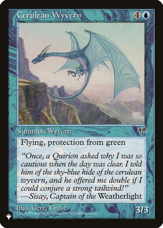 Cerulean Wyvern Front Face