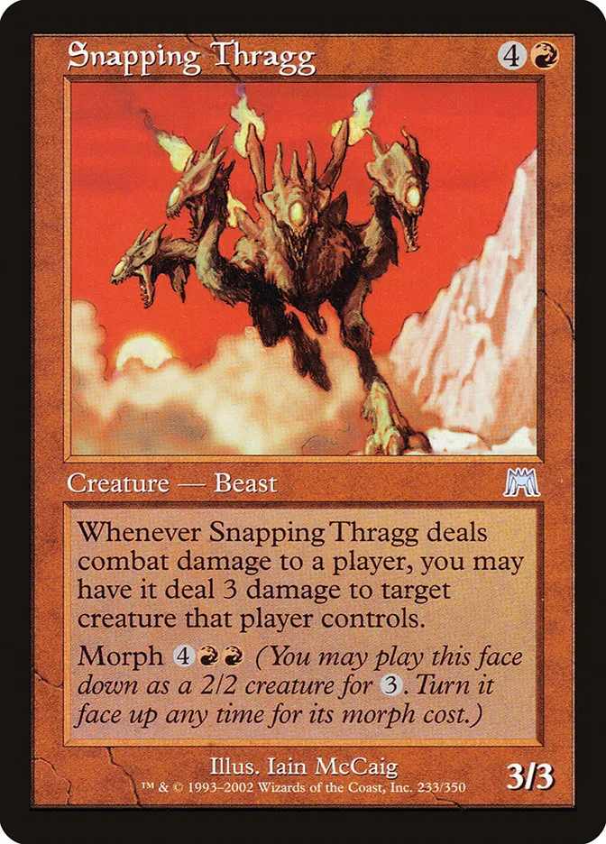 Snapping Thragg Front Face