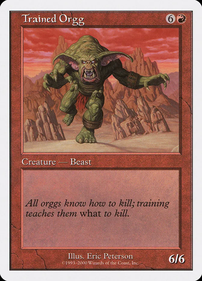 Trained Orgg