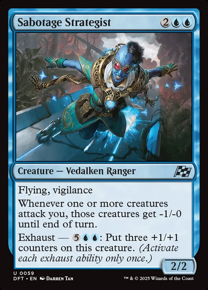 Sabotage Strategist Front Face