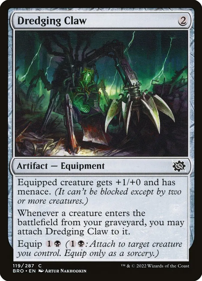 Dredging Claw Front Face