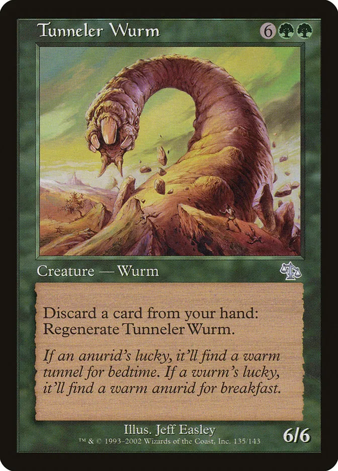 Tunneler Wurm Front Face