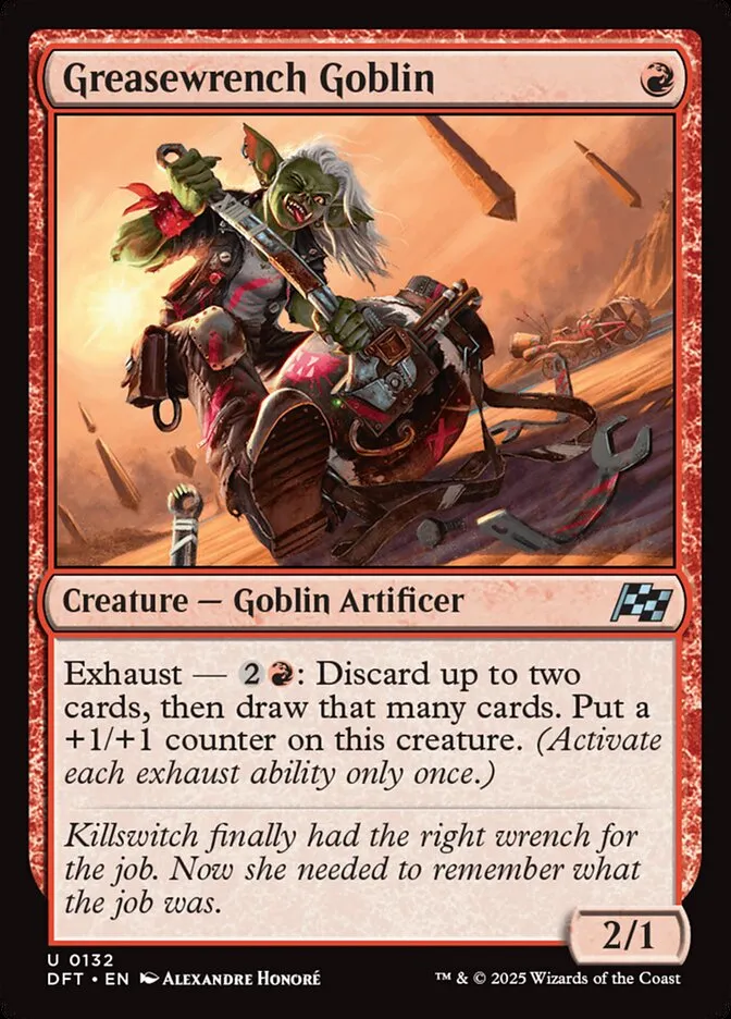 Greasewrench Goblin Front Face