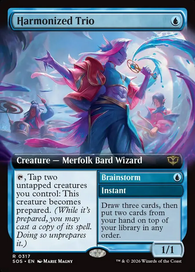 Harmonized Trio // Brainstorm Front Face
