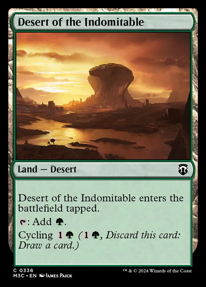 Desert of the Indomitable Front Face