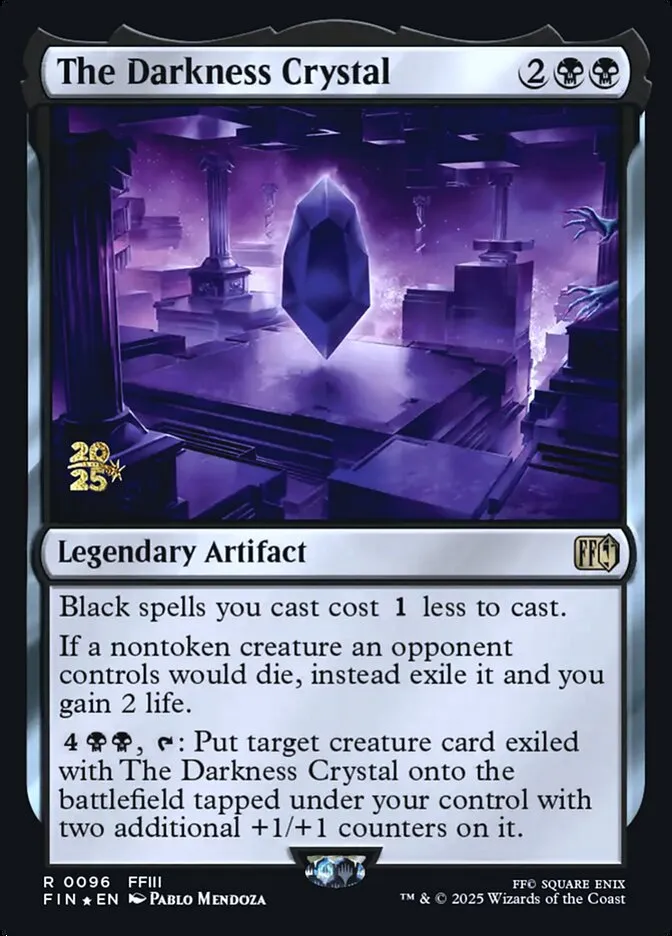 The Darkness Crystal Front Face