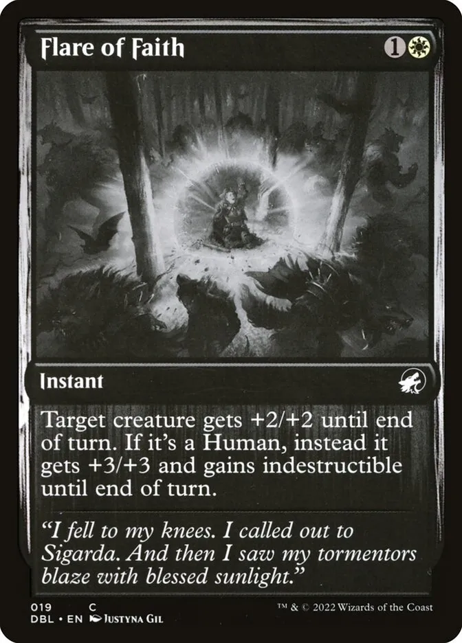 Flare of Faith Front Face