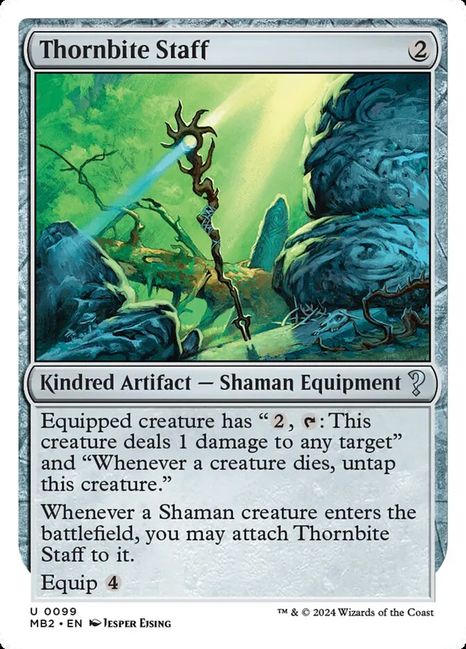 Thornbite Staff Front Face