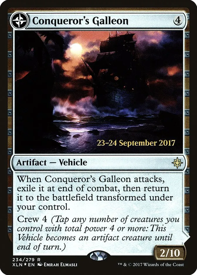 Conqueror's Galleon // Conqueror's Foothold Front Face