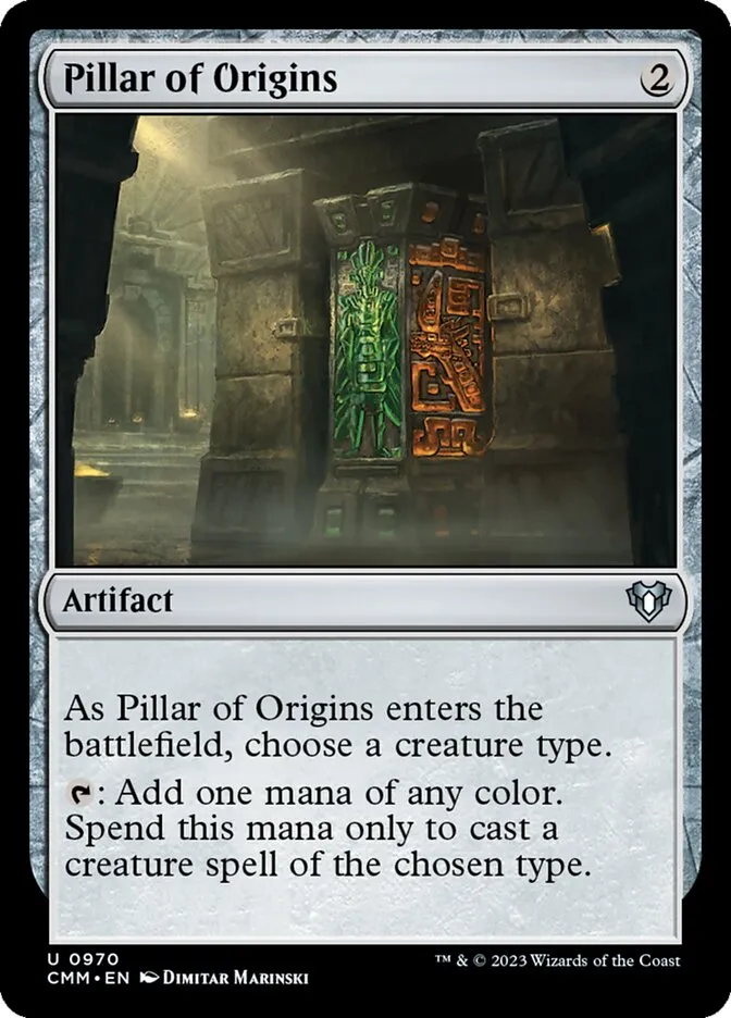 Pillar of Origins Front Face