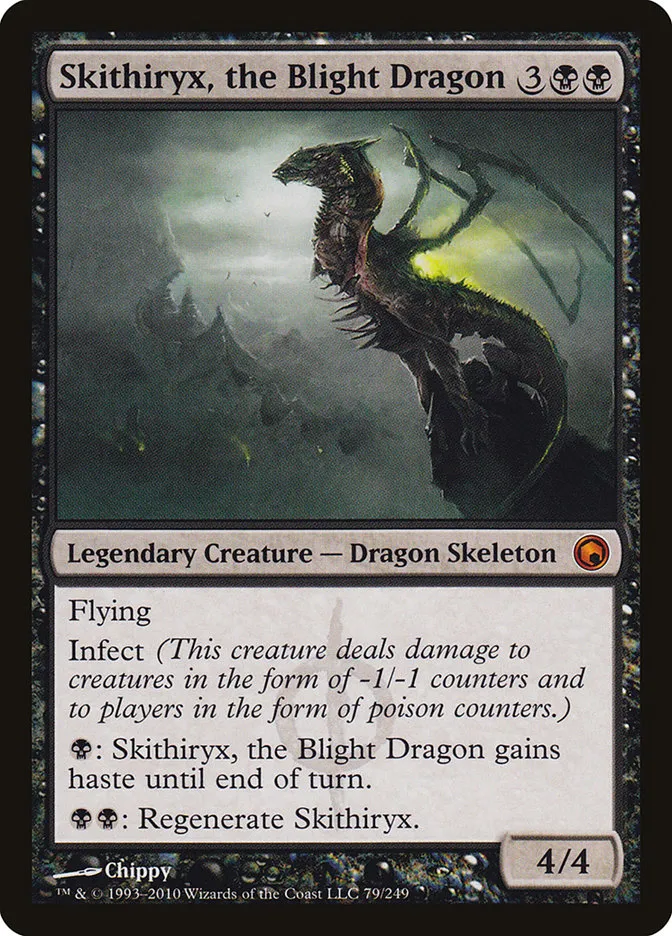 Skithiryx, the Blight Dragon Front Face