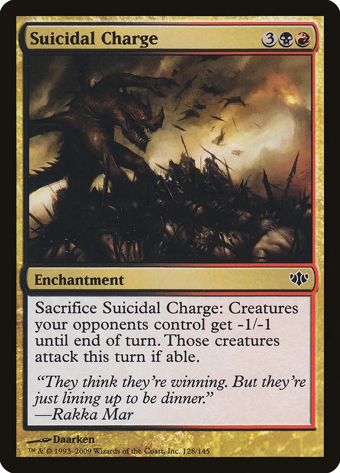 Suicidal Charge Front Face