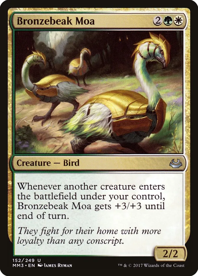 Bronzebeak Moa Front Face