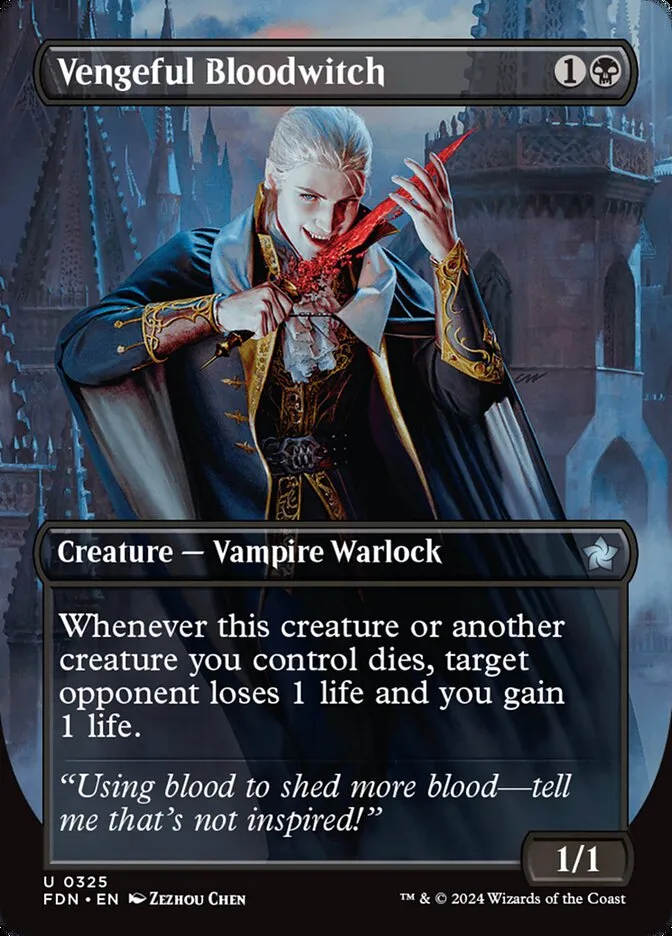 Vengeful Bloodwitch Front Face