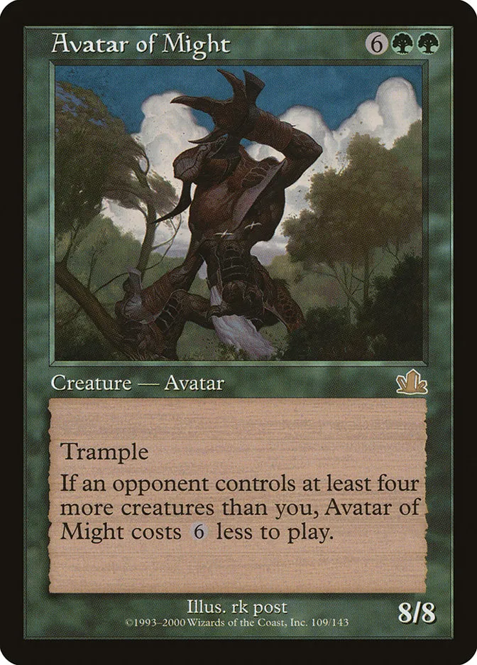 Avatar of Might Front Face