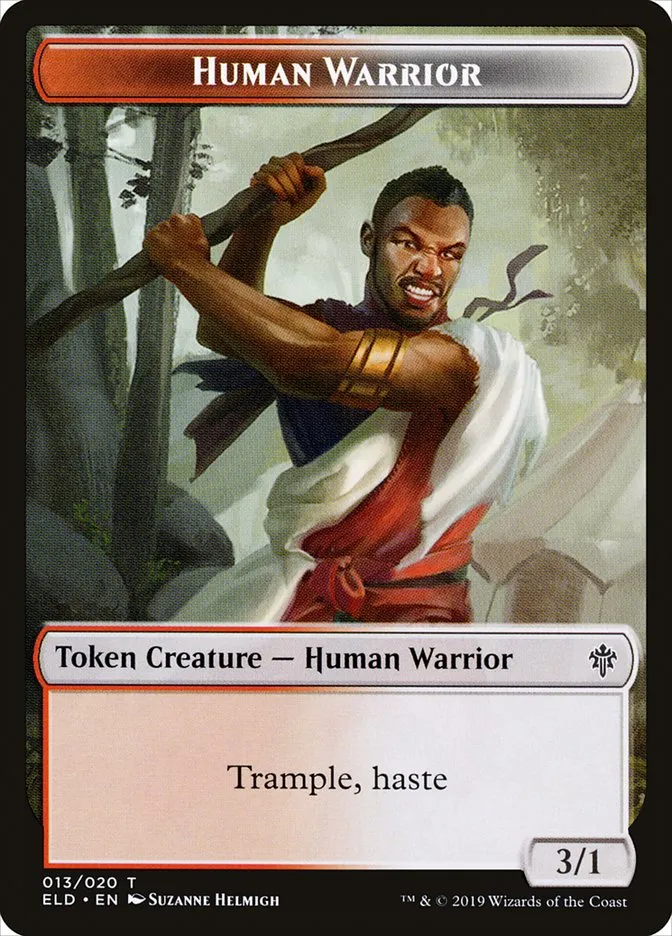 Human Warrior Front Face