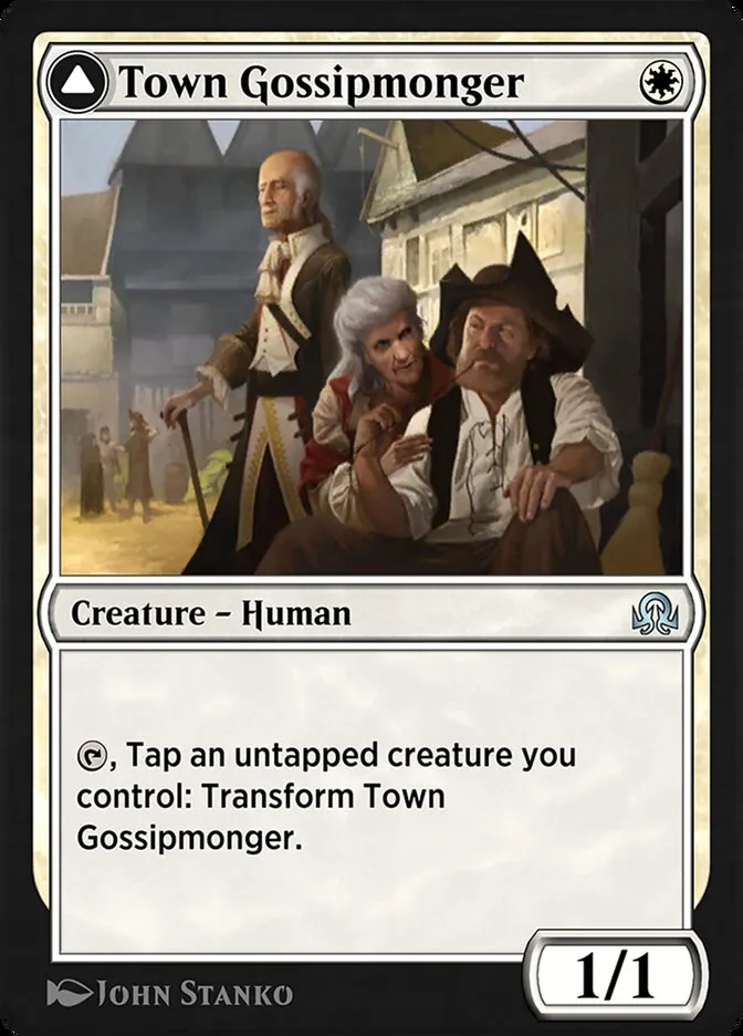 Town Gossipmonger // Incited Rabble Front Face
