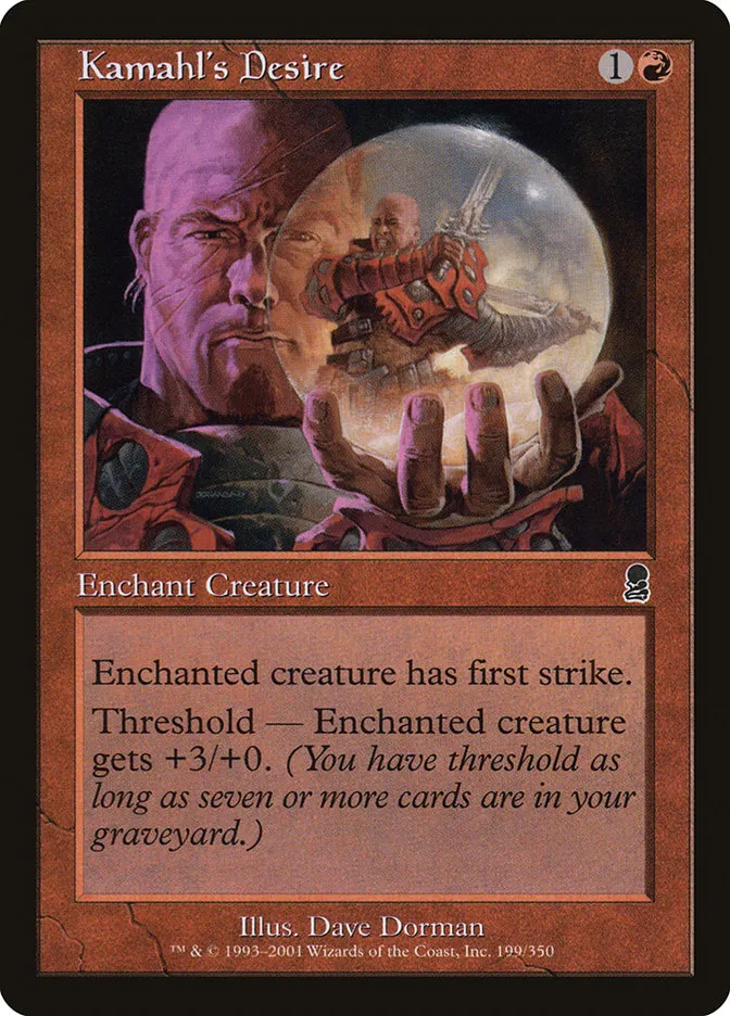 Kamahl's Desire Front Face