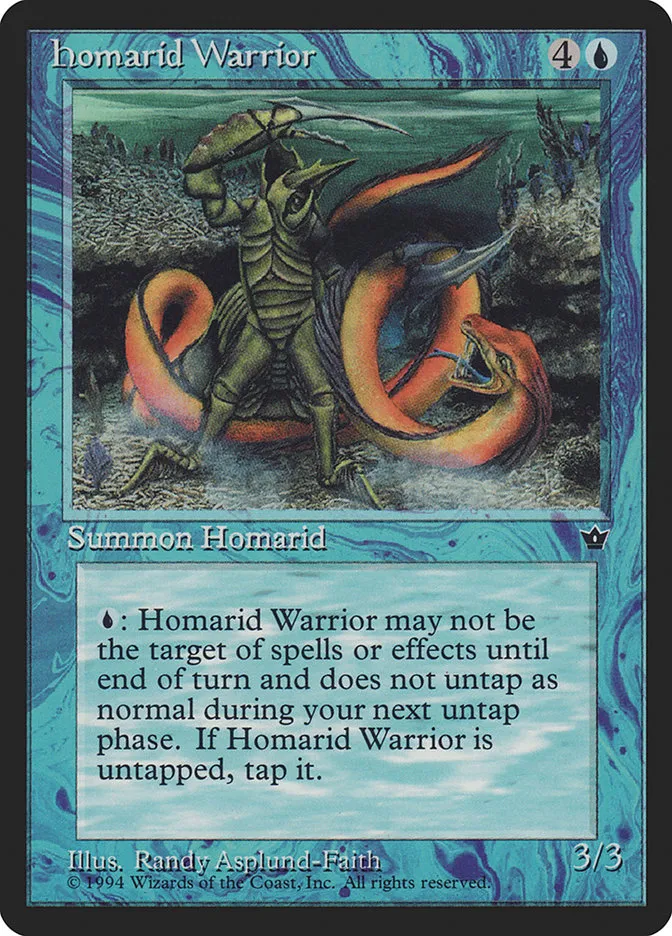 Homarid Warrior Front Face