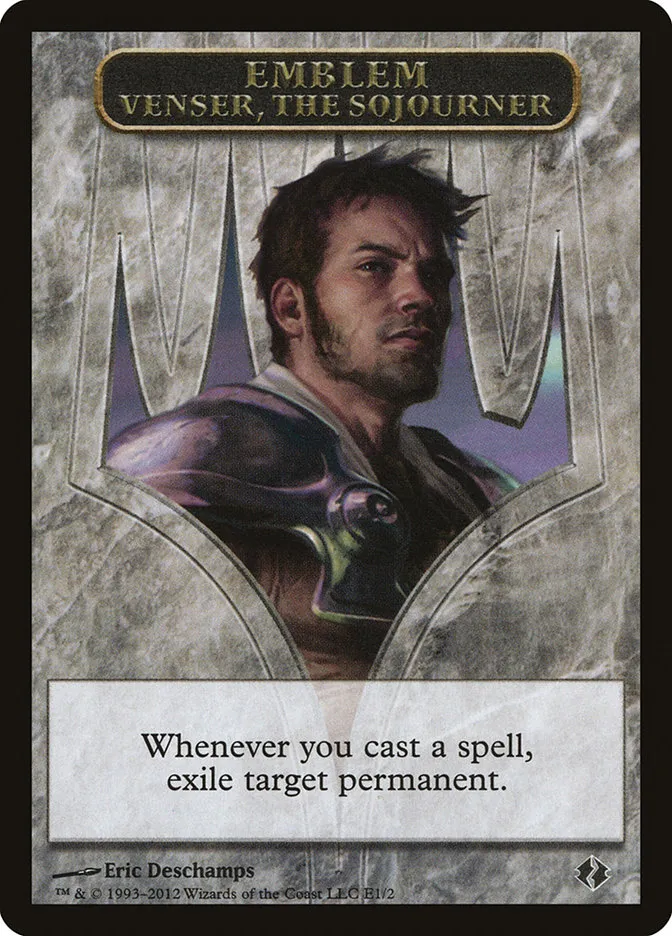 Venser, the Sojourner Emblem Front Face