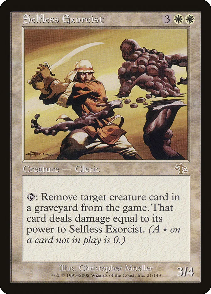 Selfless Exorcist Front Face