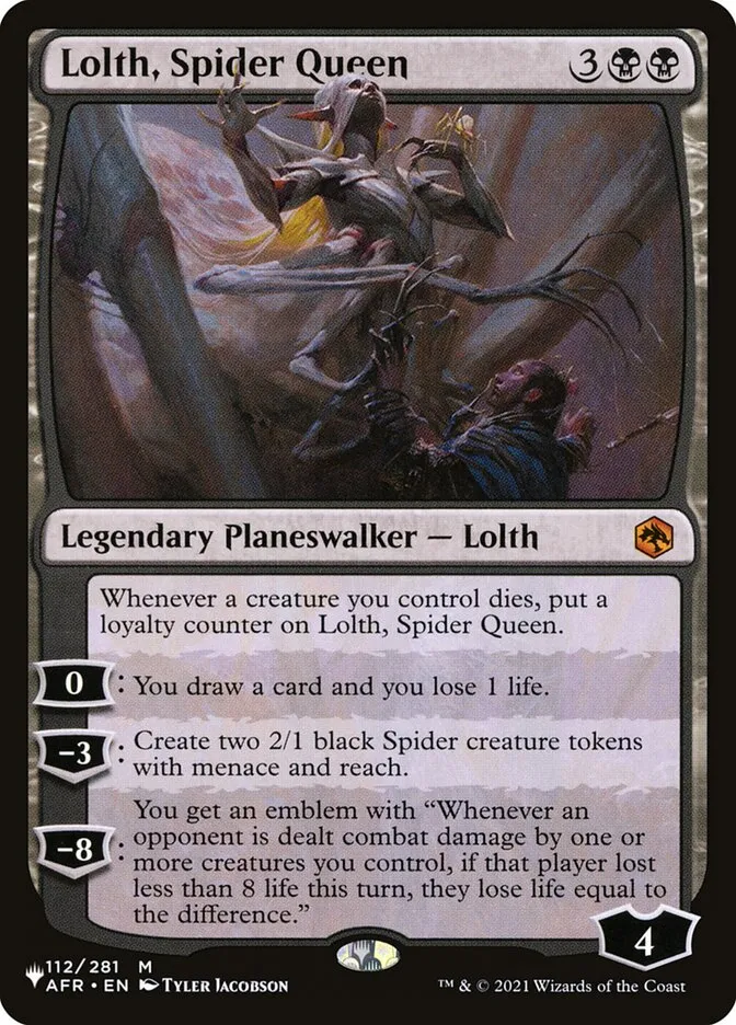 Lolth, Spider Queen Front Face