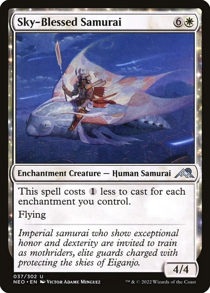 Sky-Blessed Samurai Front Face