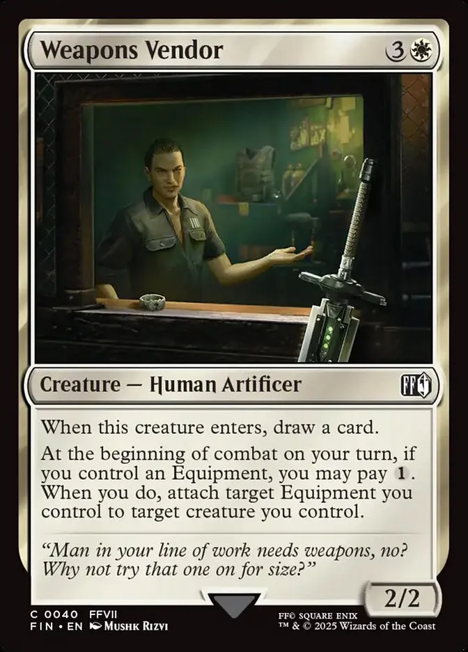 Weapons Vendor Front Face