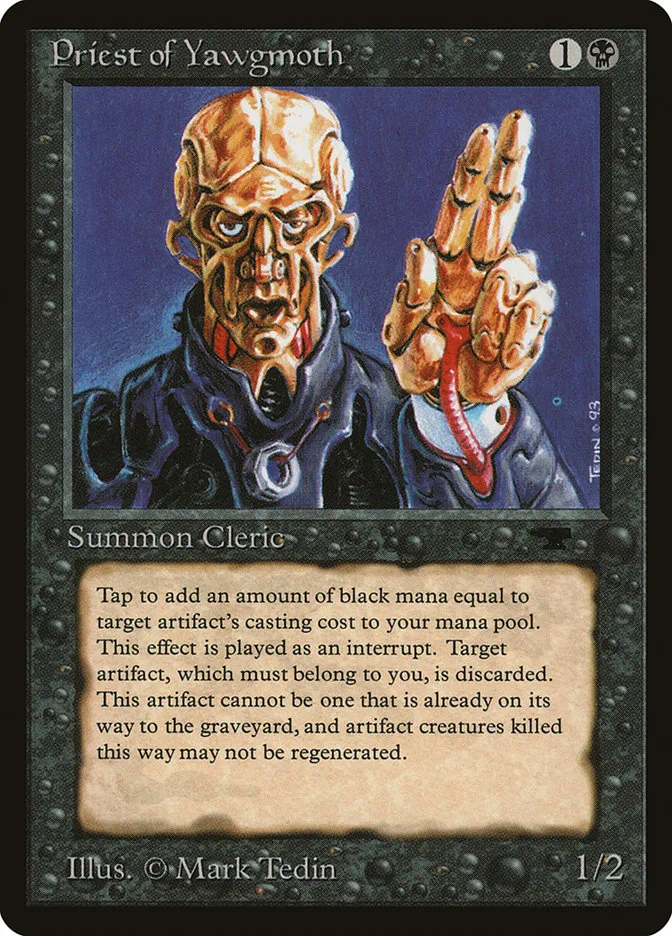 Priest of Yawgmoth Front Face