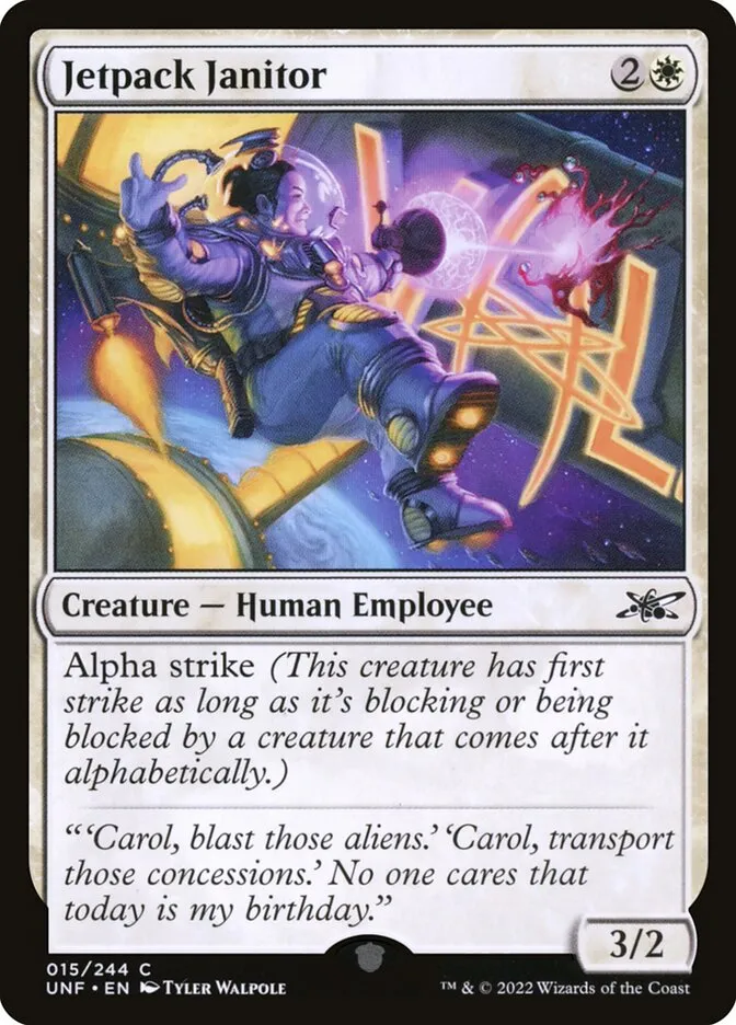 Jetpack Janitor Front Face
