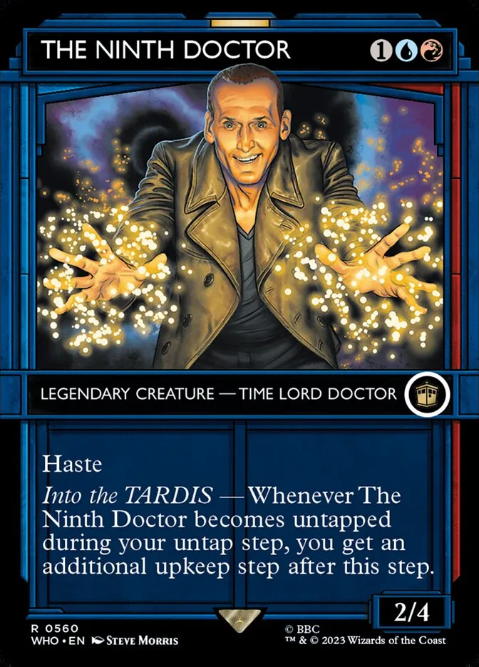 The Ninth Doctor Front Face